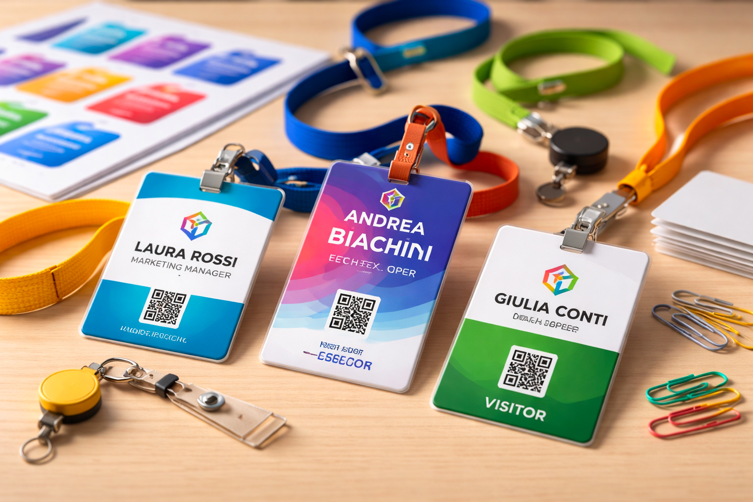 Realizzazione di Badge Personalizzati per Aziende e Eventi